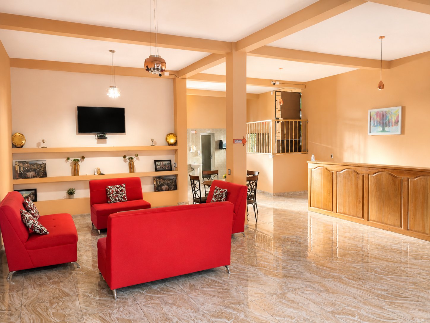 Reception lobby